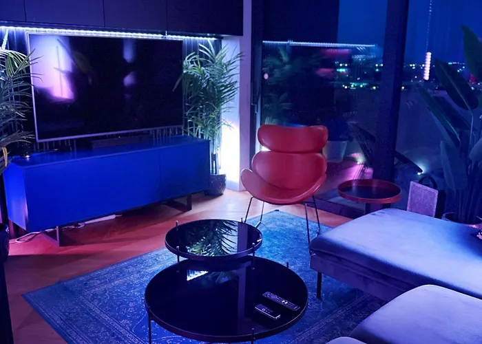 דירה Skyline Elegance With Free Parking *